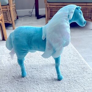 *LIKE NEW* Disney Store Frozen 2 Nokk Poseable Blue Horse Plush Collectible Toy